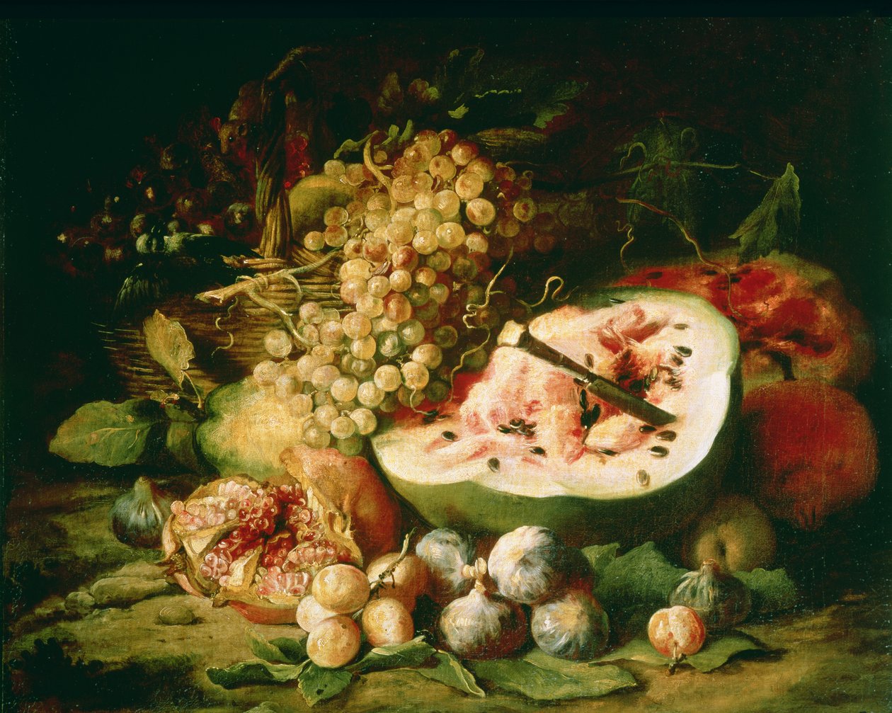 Hedelmien asetelma reunalla tekijältä Frans Snyders or Snijders