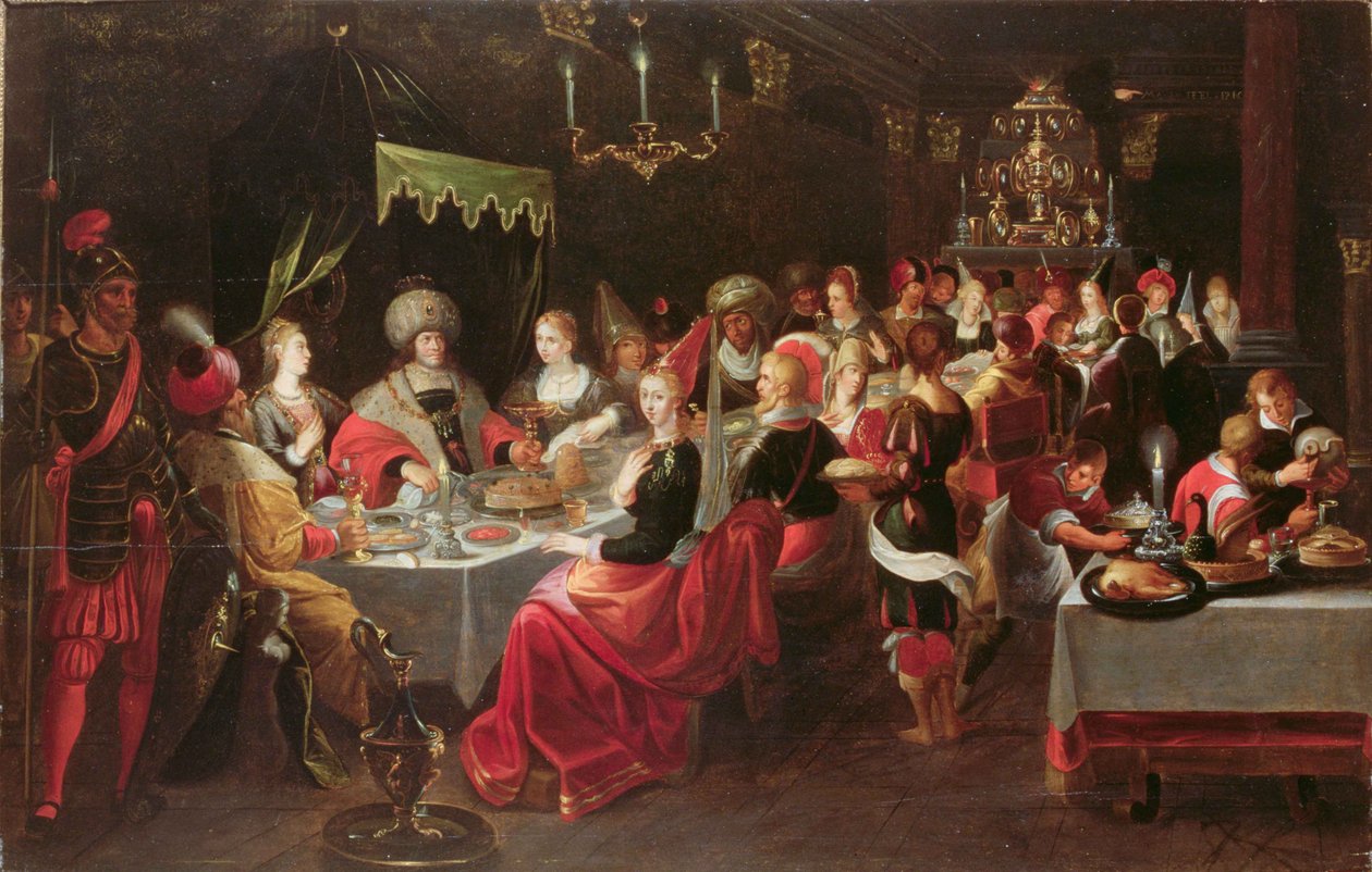Belsassarin juhla tekijältä Frans the Elder Francken