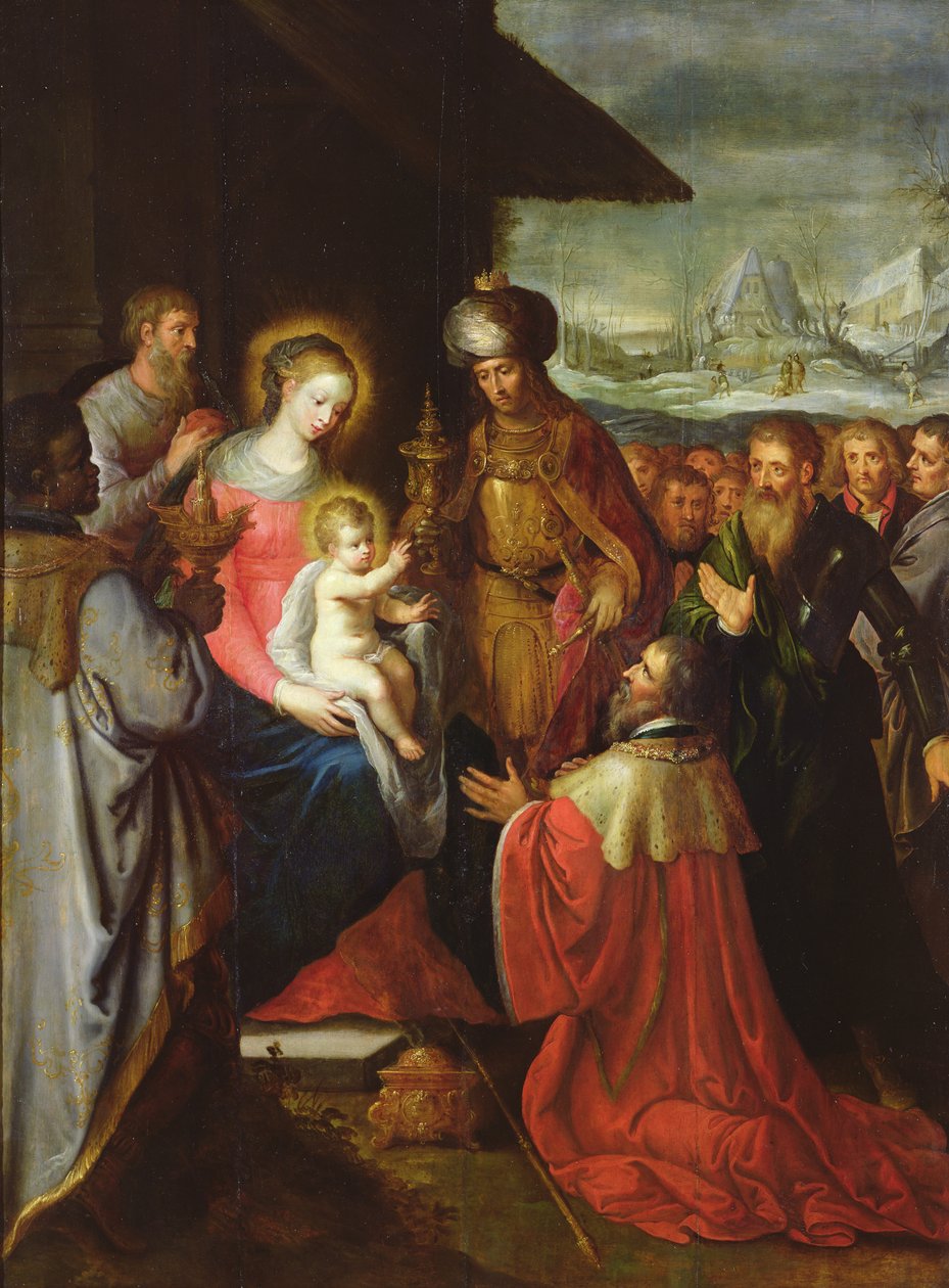 The Adoration of the Magi, noin 1620 tekijältä Frans the Elder Francken