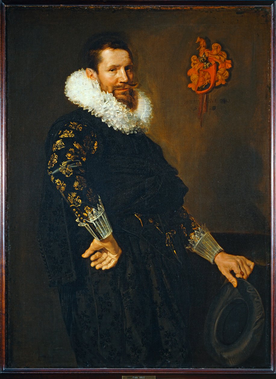 Paulus van Beresteyn, homme de loi à Haarlem. 1619 - Paulus van Beresteyn, lakimies Haarlemissa. 1619 ... tekijältä Frans (School of) Hals
