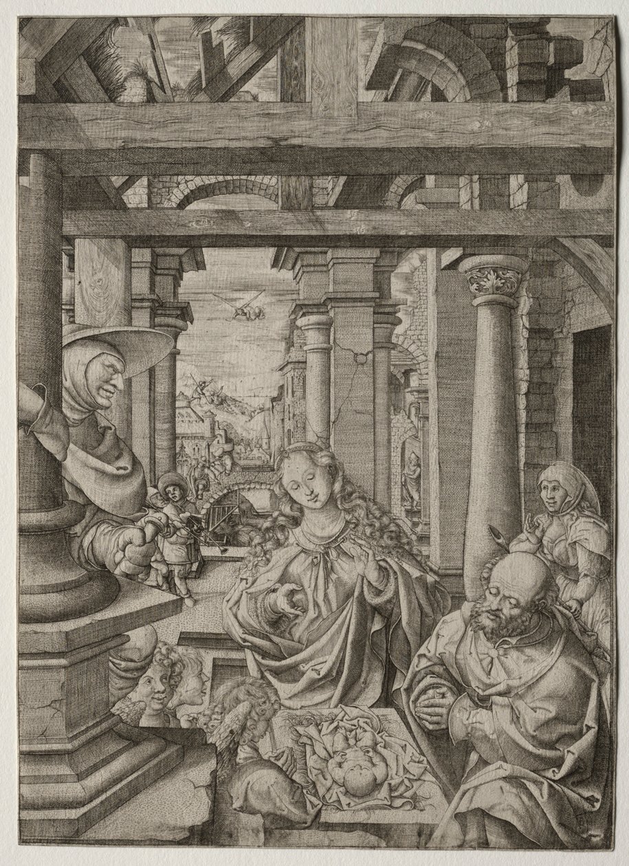 Paimenen palvonta, n. 1522-1525. tekijältä Frans Crabbe van Esplegem