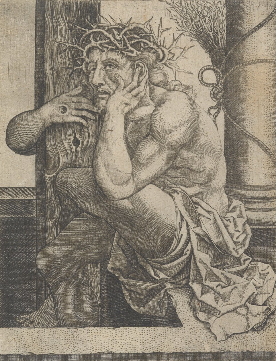 Kristus surujen miehenä, n. 1522-25. tekijältä Frans Crabbe van Espleghem
