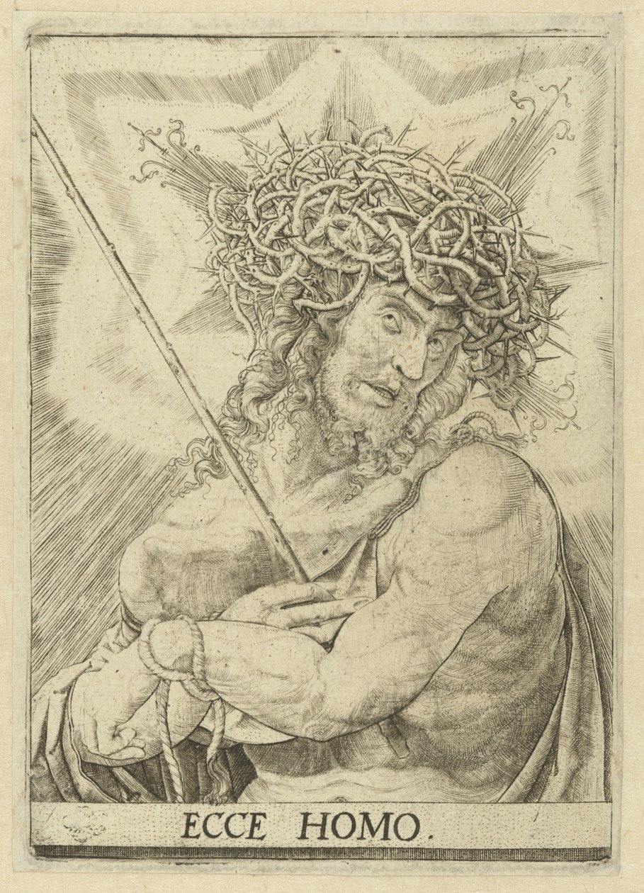 Surujen mies Ecce homo (otsikko esineessä) tekijältä Frans Crabbe van Espleghem