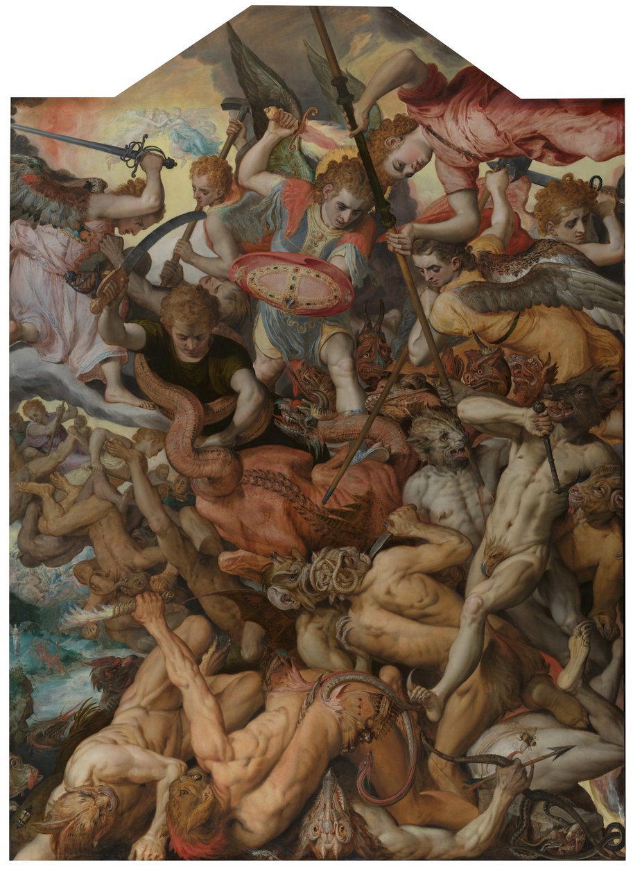 Kapinallisenkeleiden kaatuminen tekijältä Frans Floris
