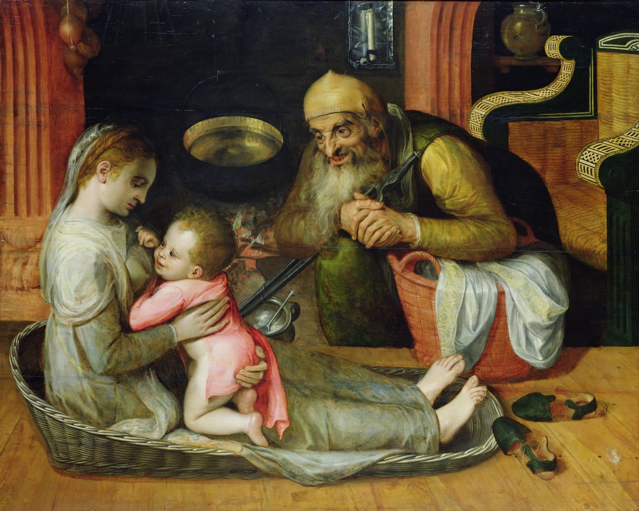 Pyhä perhe, n. 1554 tekijältä Frans Floris