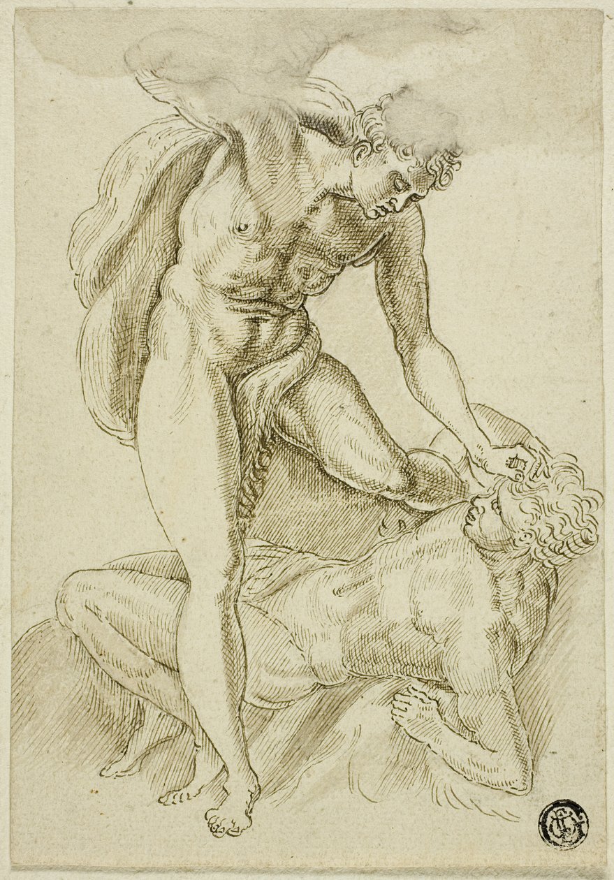 Kain tappaa Abelin tekijältä Frans Floris I