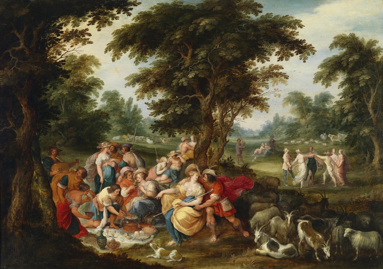 Arcadia. Kultainen ikä tekijältä Frans Francken the Younger