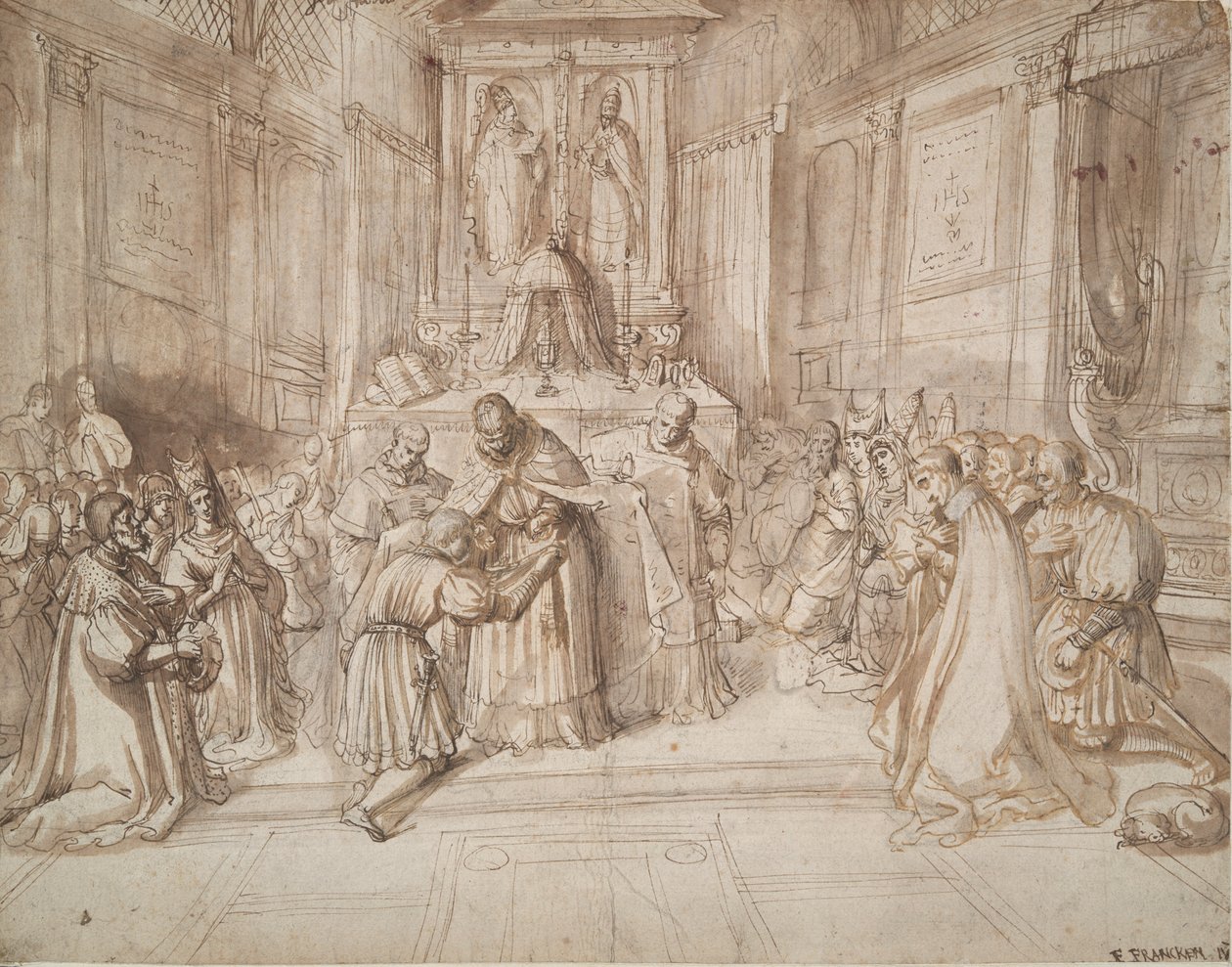 Nuoren miehen ritariksi [?] tekijältä Frans Francken the Younger