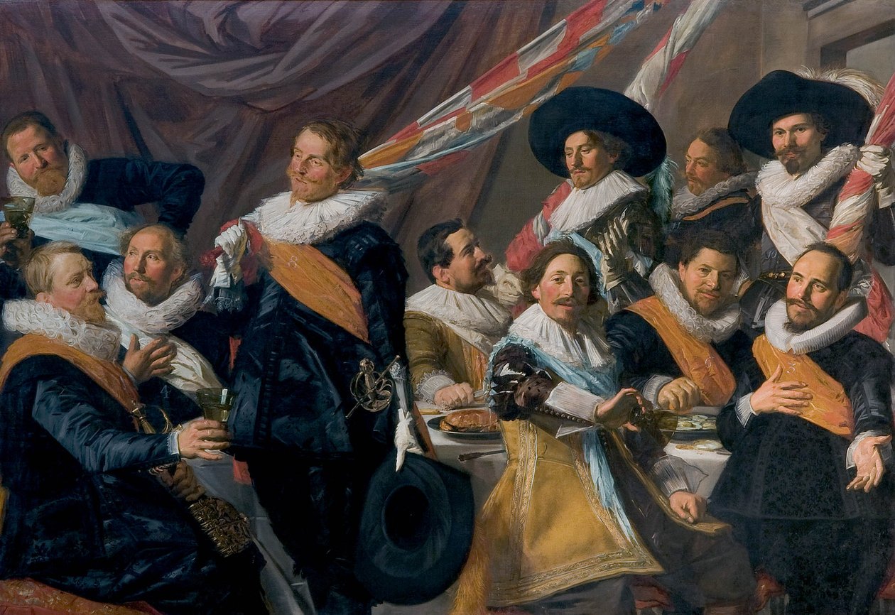 St George Civic Guardin upseerien juhlaillalliset tekijältä Frans Hals