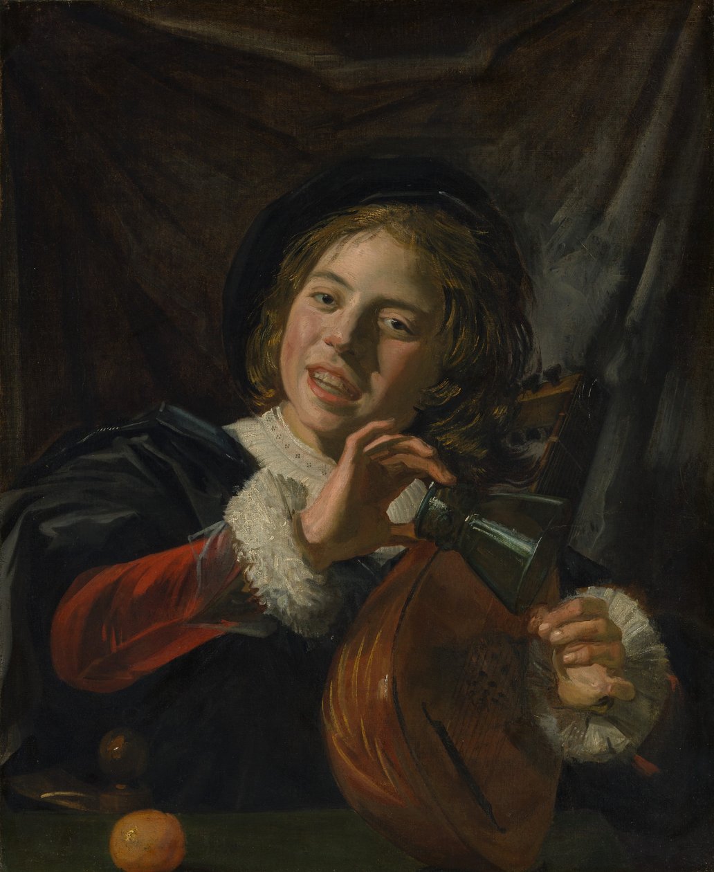 Poika luutulla, n. 1625. tekijältä Frans Hals