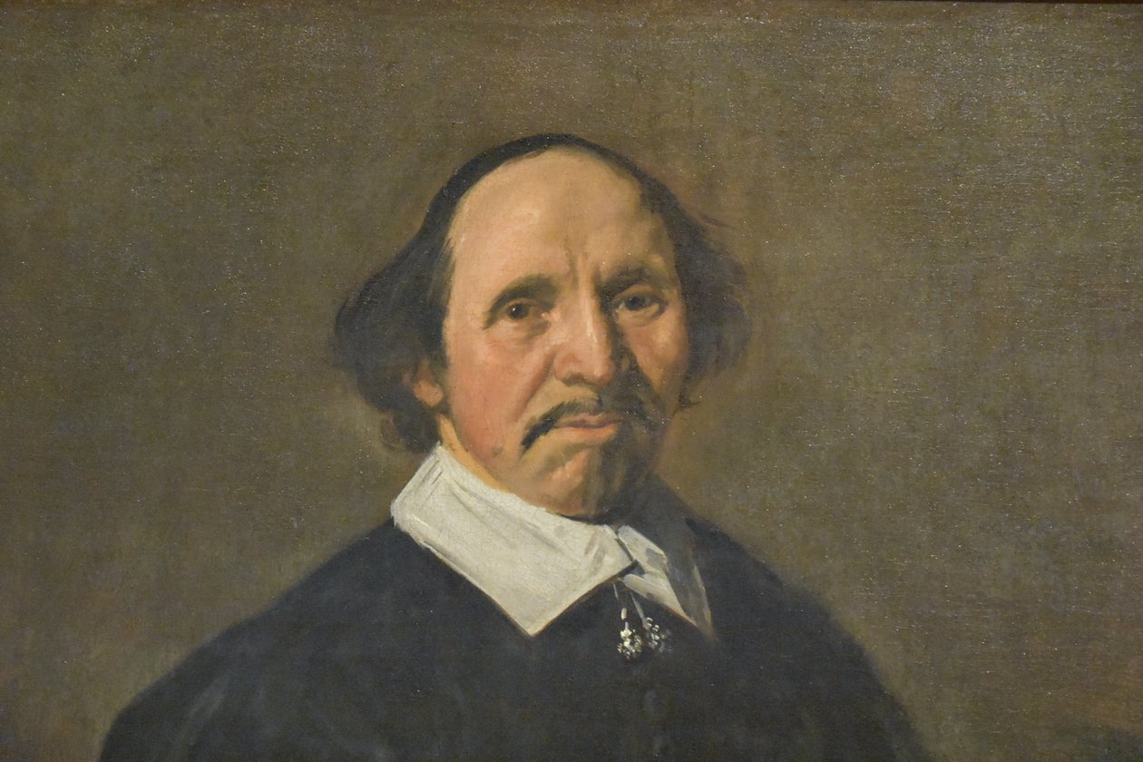 Tanskan kieli: Portræt af en mand Miehen muotokuva tekijältä Frans Hals