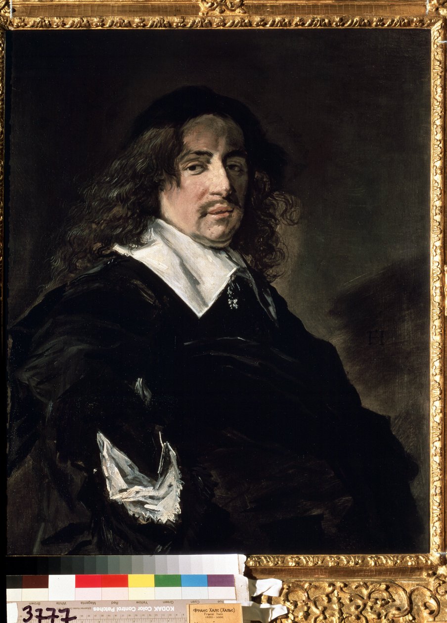 ""Miehen muotokuva"" Tämä on luultavasti hollantilainen porvaristo. Franz Halsin (1581-1666) maalaus noin 1660 Mitat 84,5x67 cm Eremitaaši Pietarin museo tekijältä Frans Hals