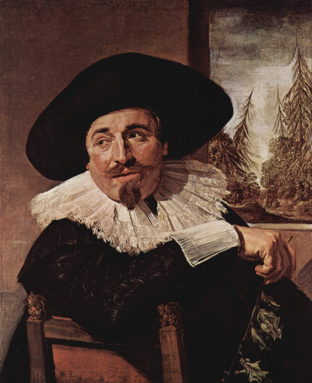 Isaac Abrahamszin muotokuva. Massa tekijältä Frans Hals