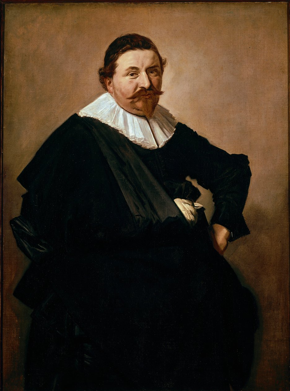 Lucas de Clercqin, belgialaisen kudontatuotteiden kauppiaan, muotokuva. Frans Halsin (1580-1666) maalaus noin 1627. Öljy kankaalle. Mitat: 126,5 x 93 cm. Amsterdam, Rijksmuseum tekijältä Frans Hals