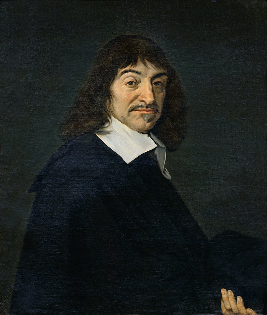 Rene Descartesin (1596-1650) muotokuva n. 1649 tekijältä Frans Hals