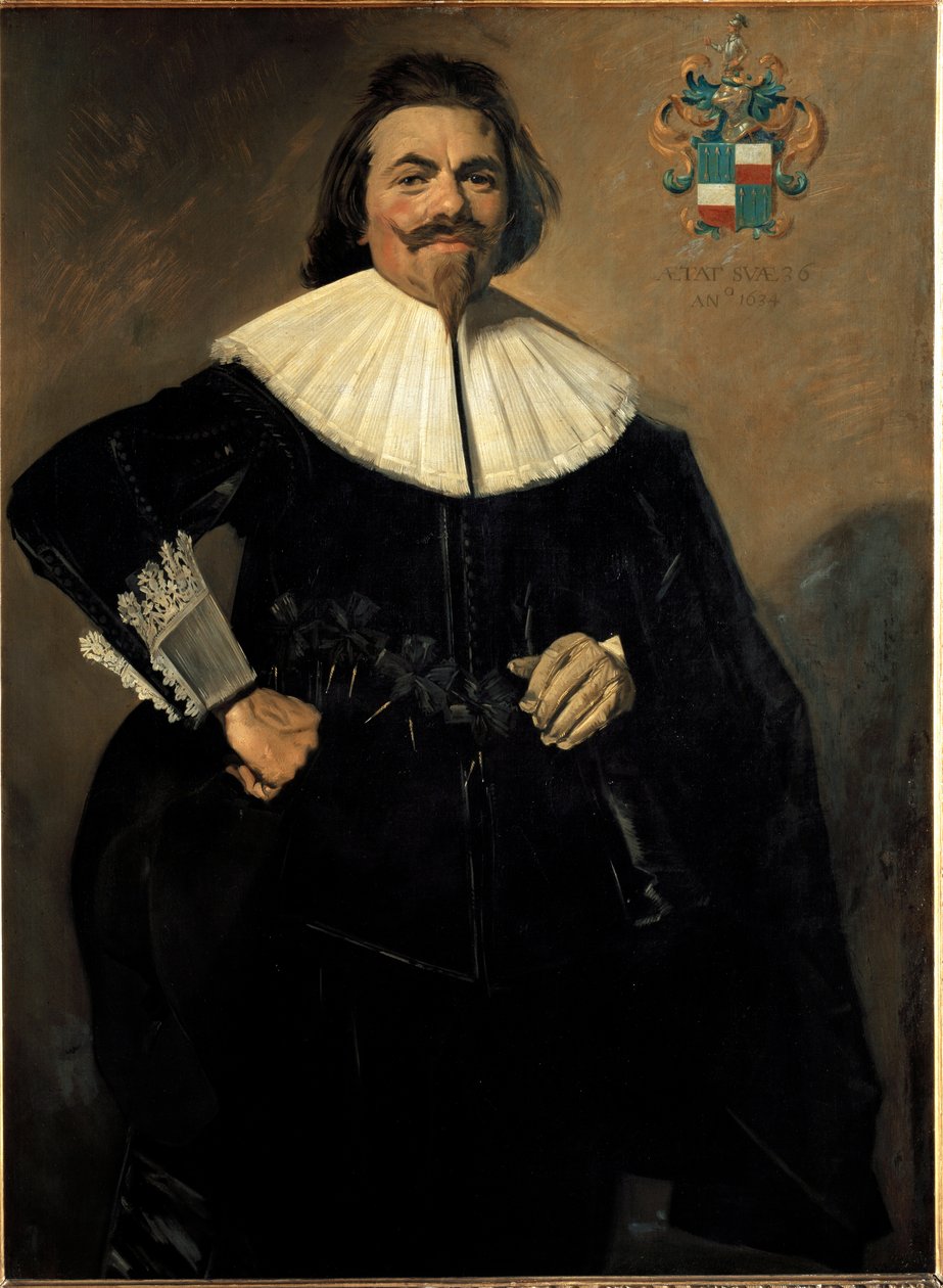 Tieleman Roostermanin muotokuva, hollantilainen kauppias (maalaus tekijältä Frans Hals