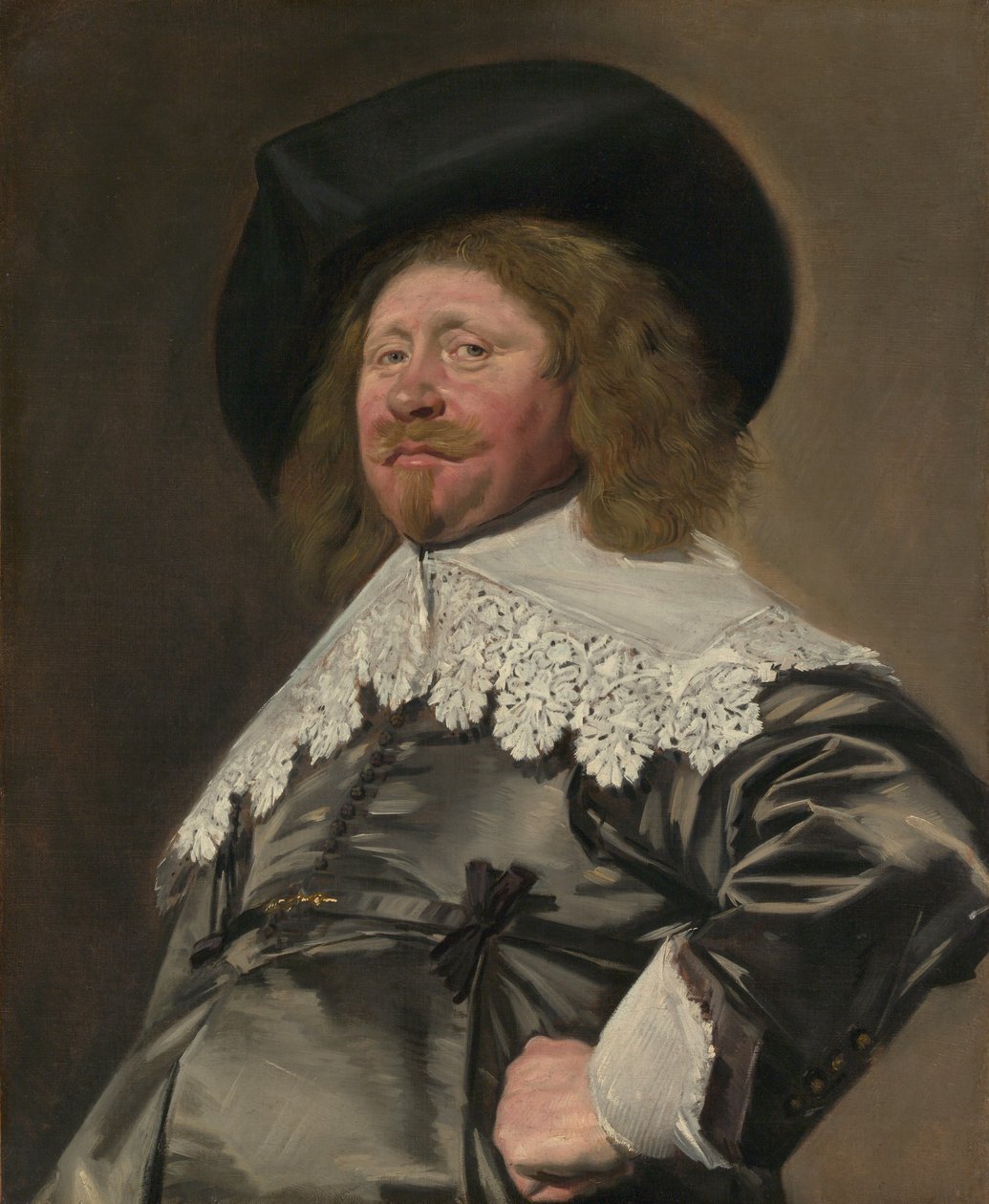 Miehen muotokuva, mahdollisesti Nicolaes Pietersz Duyst van Voorhout, n. 1636-38. tekijältä Frans Hals