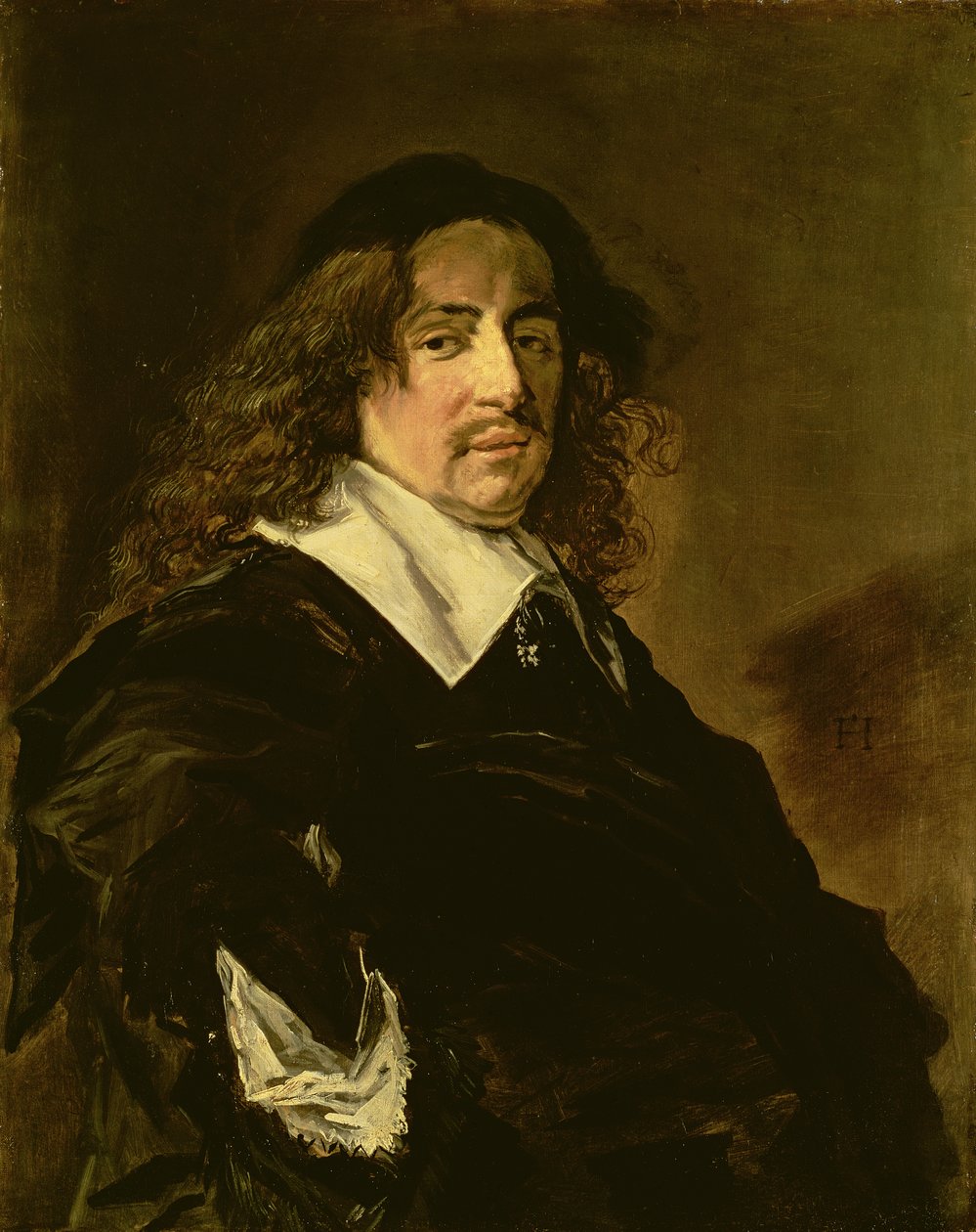 Miehen muotokuva, n. 1660 tekijältä Frans Hals