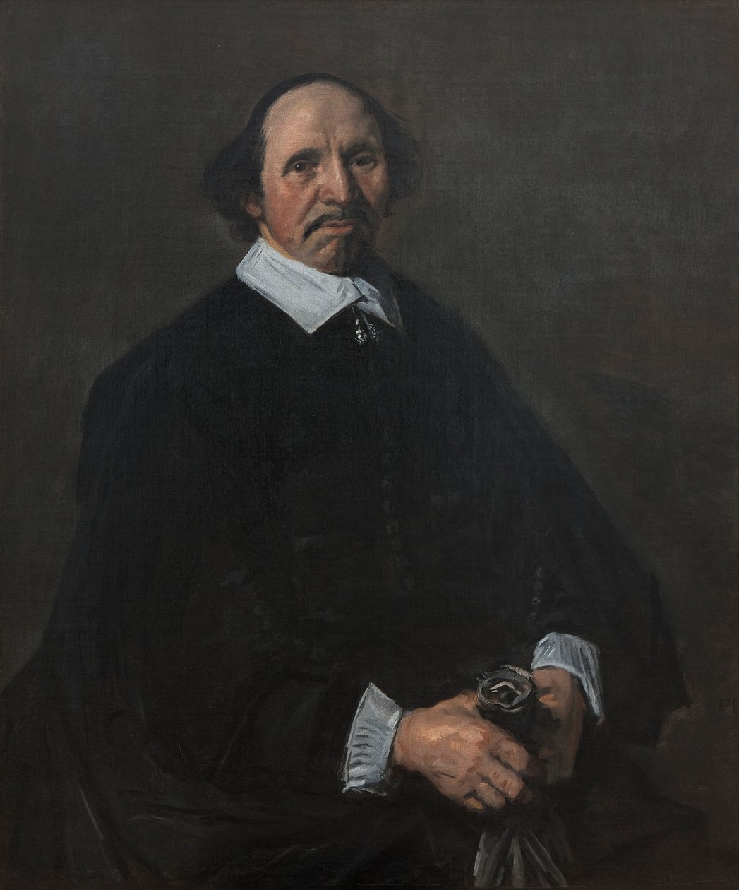 Miehen muotokuva, c. 1655-60 (öljy kankaalle) tekijältä Frans Hals