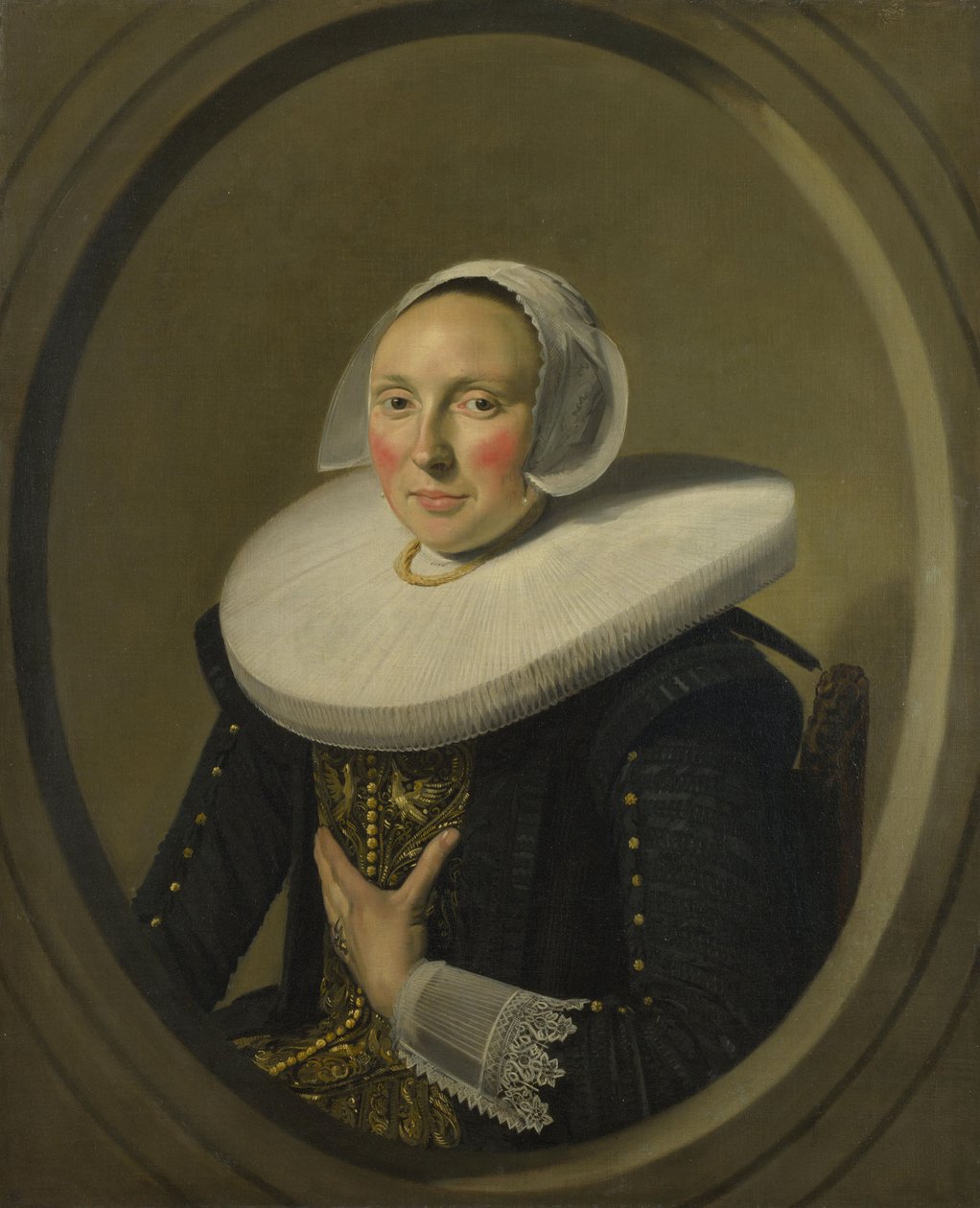 Naisen muotokuva (Marie Larp) tekijältä Frans Hals