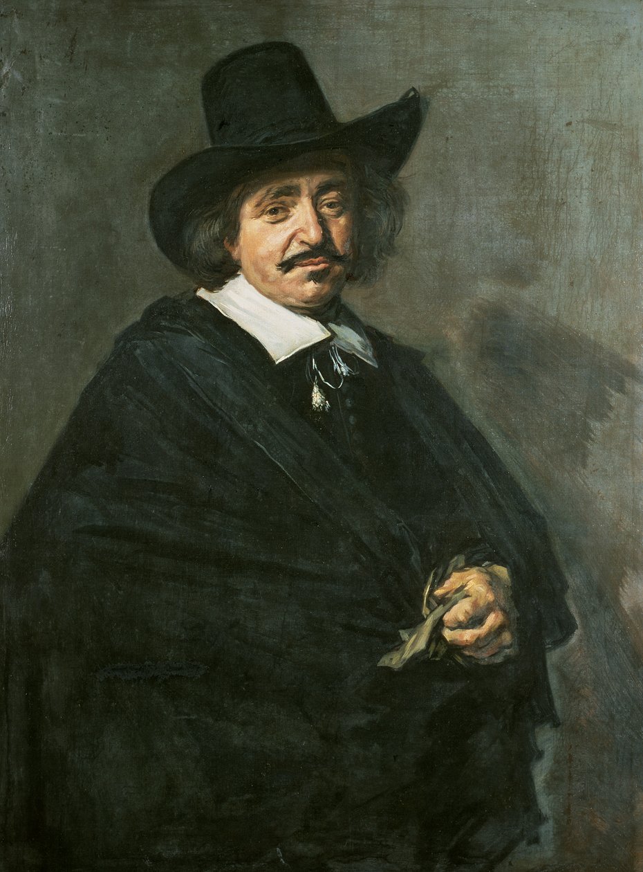 Miehen muotokuva, n. 1654-55 tekijältä Frans Hals