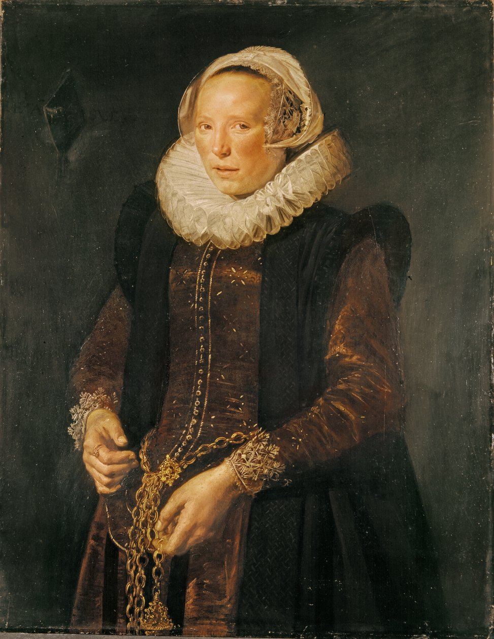 Naisen muotokuva, n. 1611 (öljy kankaalle) tekijältä Frans Hals