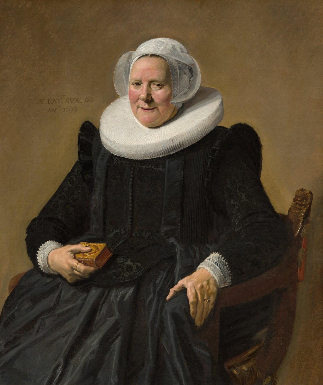 Vanhuksen naisen muotokuva, 1633. tekijältä Frans Hals