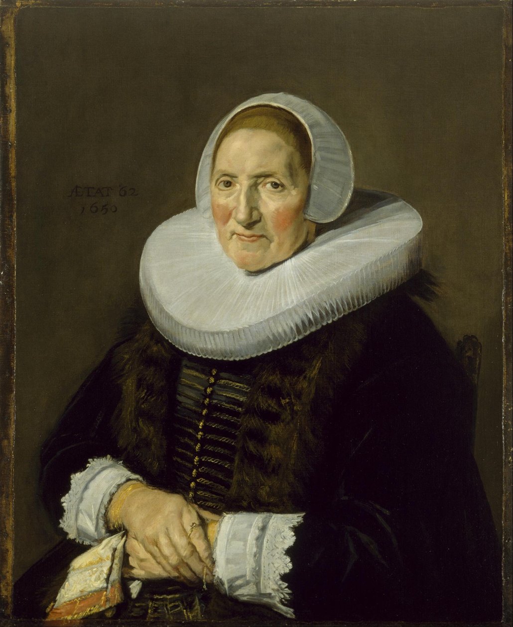 Iäkkään naisen muotokuva tekijältä Frans Hals