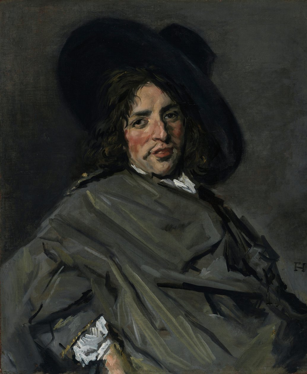 Tuntemattoman miehen muotokuva, 1660-63 tekijältä Frans Hals