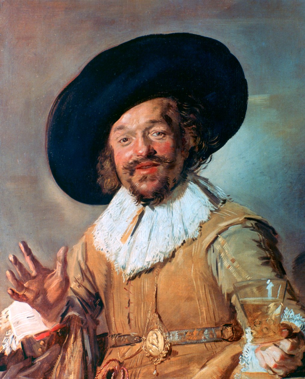 Iloinen juoja, 1628-1630 tekijältä Frans Hals