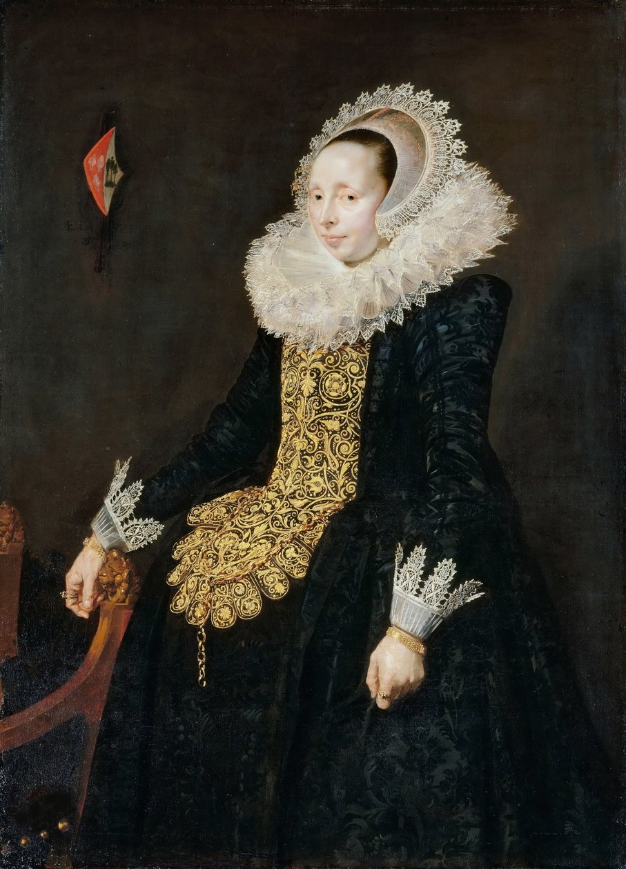 Catharina Both van der Eemin muotokuva 1589-1666, 1620. tekijältä Frans Hals after .