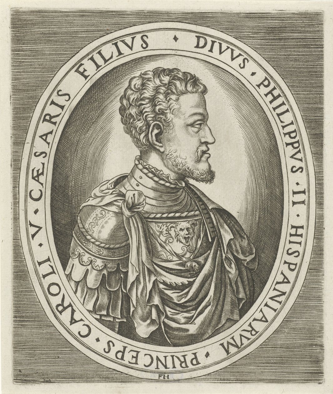 Muotokuva kuningas Philip II, Espanjan kuningas tekijältä Frans Huys