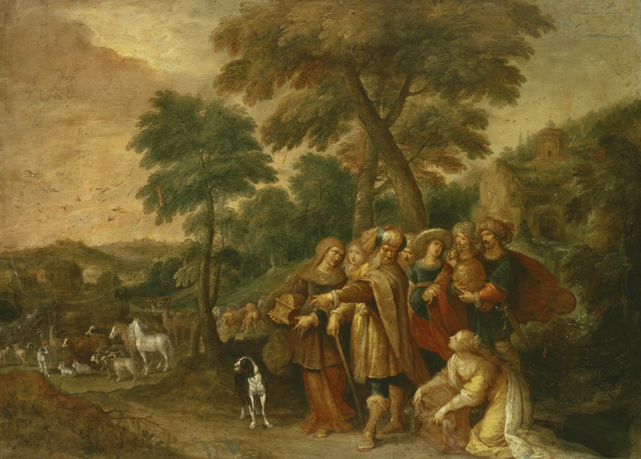 Huonekalut ja erilaiset esineet 1100- ja 1300-luvuilta tekijältä Frans II Francken