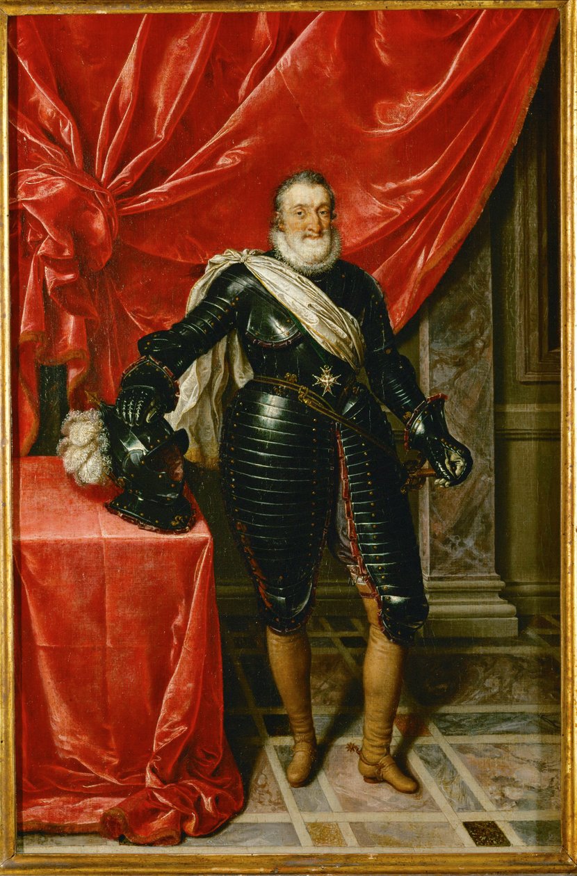 Ranskan kuningas Henri IV haarniskassa ... tekijältä Frans II Pourbus
