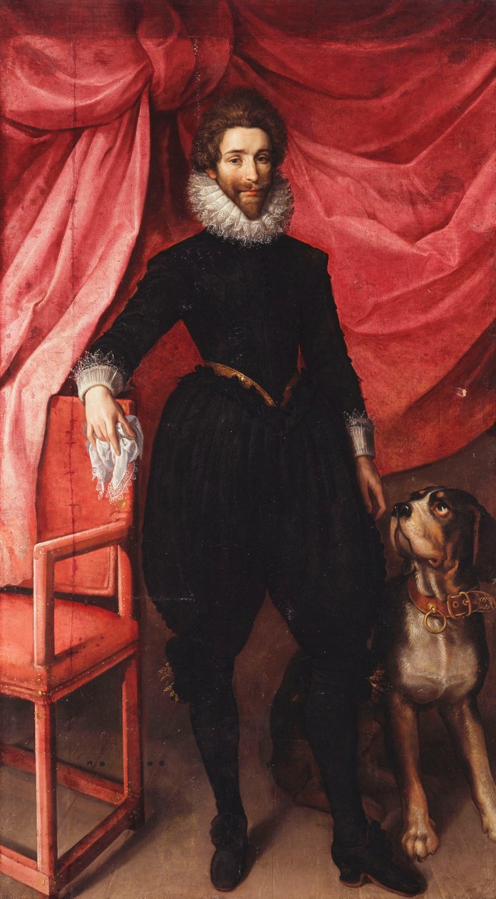 Muotokuva Henri de Lorrainesta, Guisen herttuasta nimeltä Le Bafafre tekijältä Frans II Pourbus