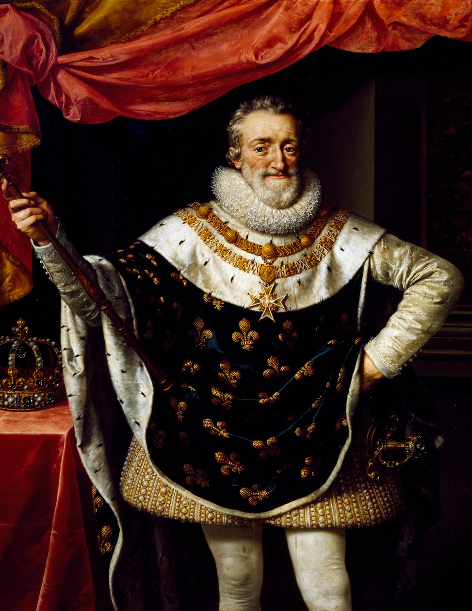 Ranskalaisen Henrik IV:n muotokuva (Pau tekijältä Frans II Pourbus