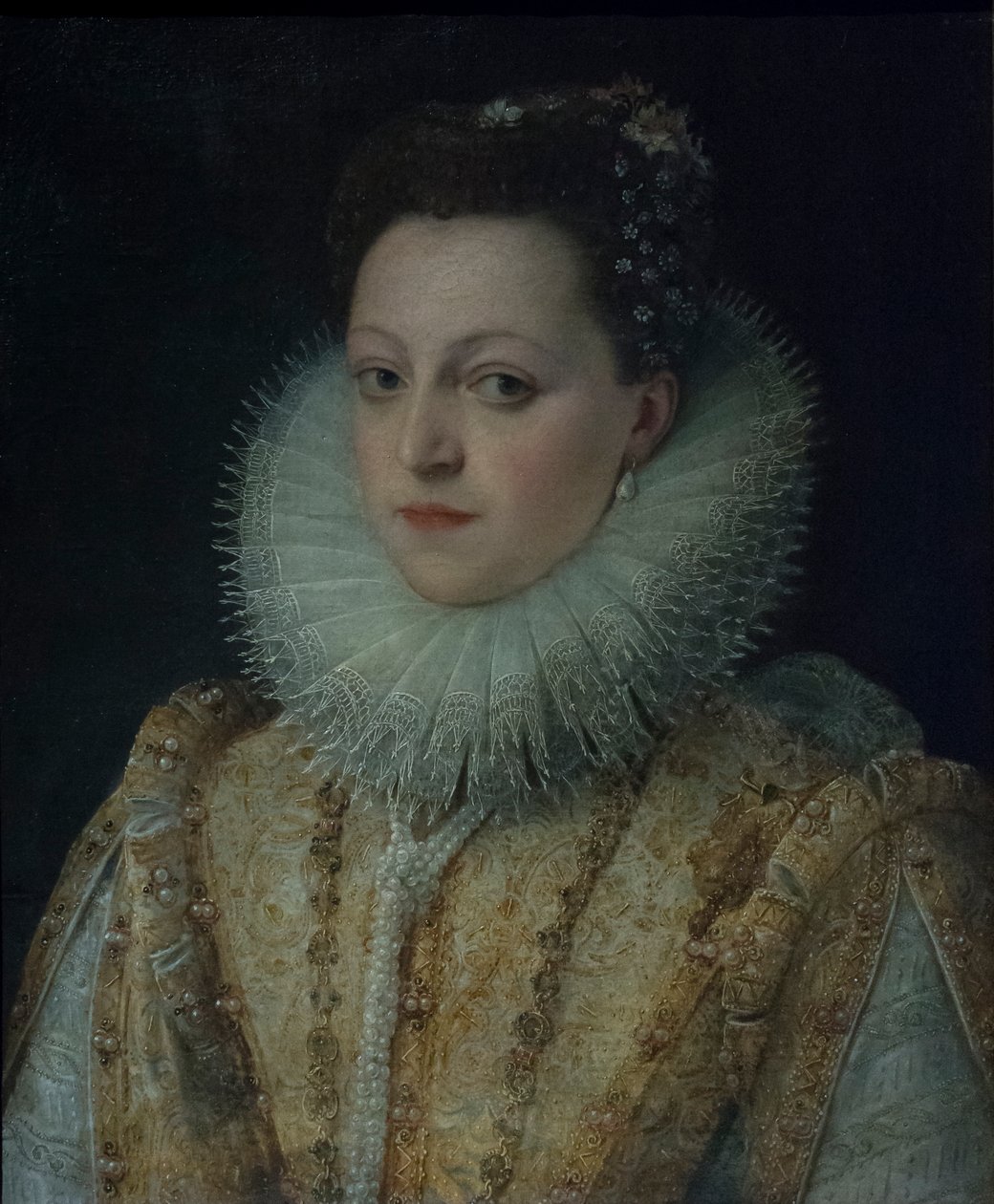 Isabella Gonzagan muotokuva, noin 1599-1602 (öljy kankaalle). tekijältä Frans II Pourbus