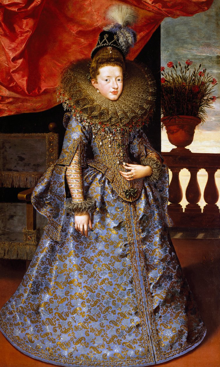 Savoylaisen Margheritan muotokuva, Frans Pourbus nuorempi, öljy kankaalle tekijältä Frans II Pourbus