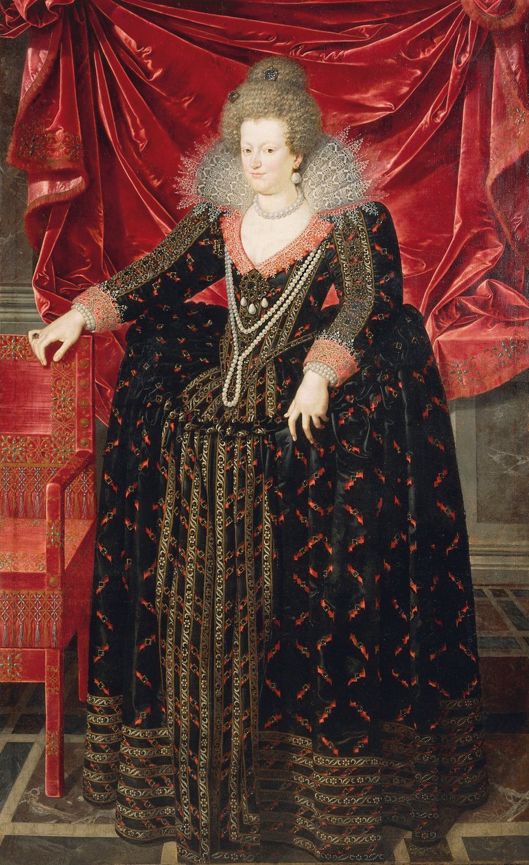 Maria de Medicin muotokuva (Firenze tekijältä Frans II Pourbus