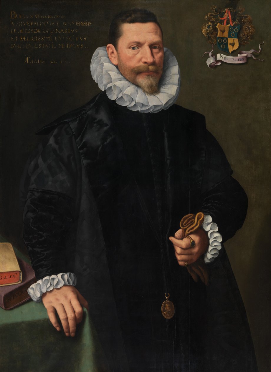 Petrus Richarduksen muotokuva (öljy paneelissa) tekijältä Frans II Pourbus