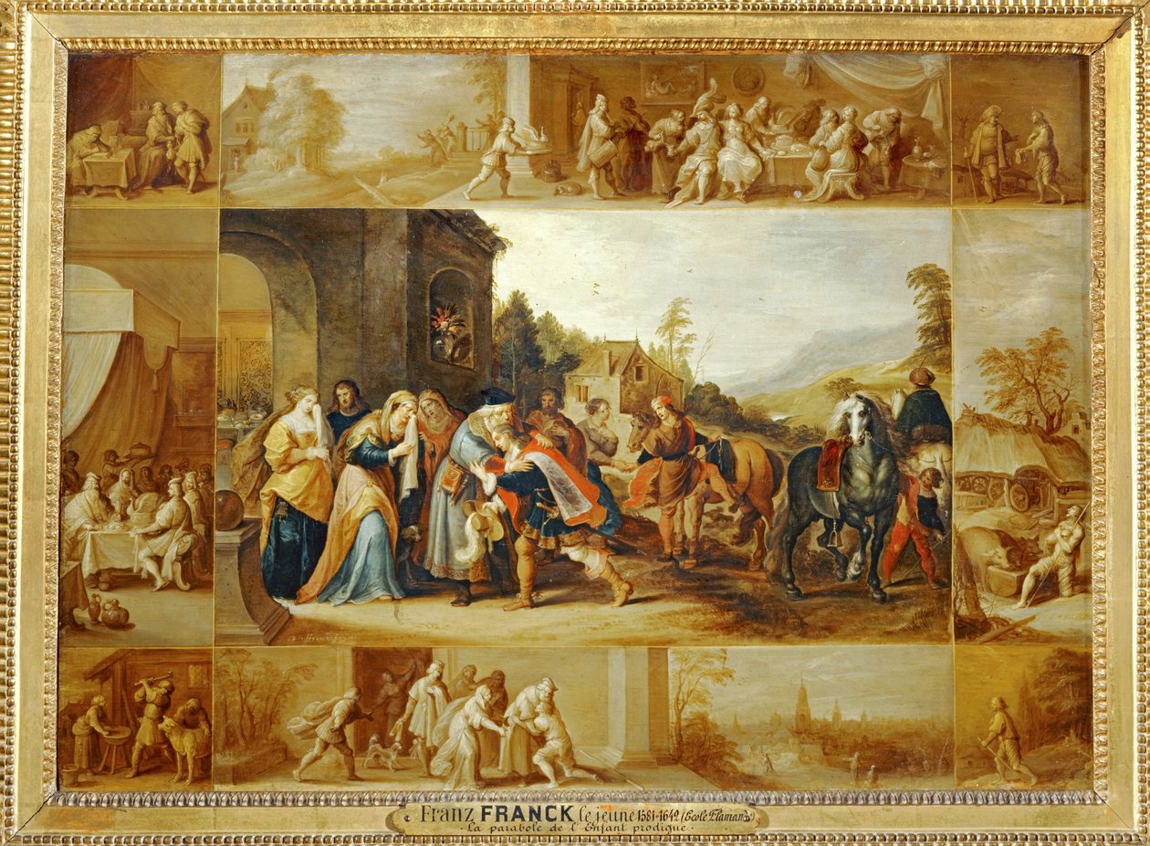 Vertaus tuhlaajapojasta ... tekijältä Frans II the Younger Francken