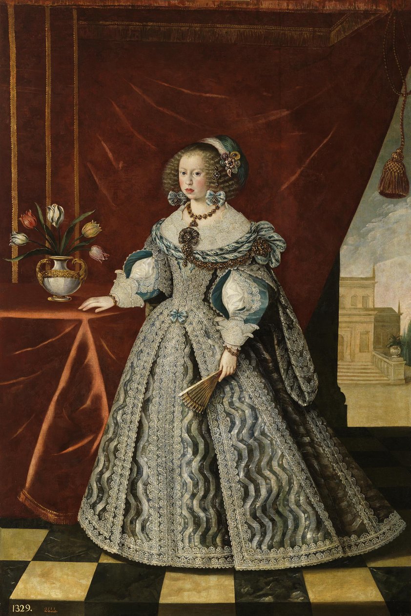 Espanjaksi:  Mariana de Austria Itävallan Mariana tekijältä Frans Luycx