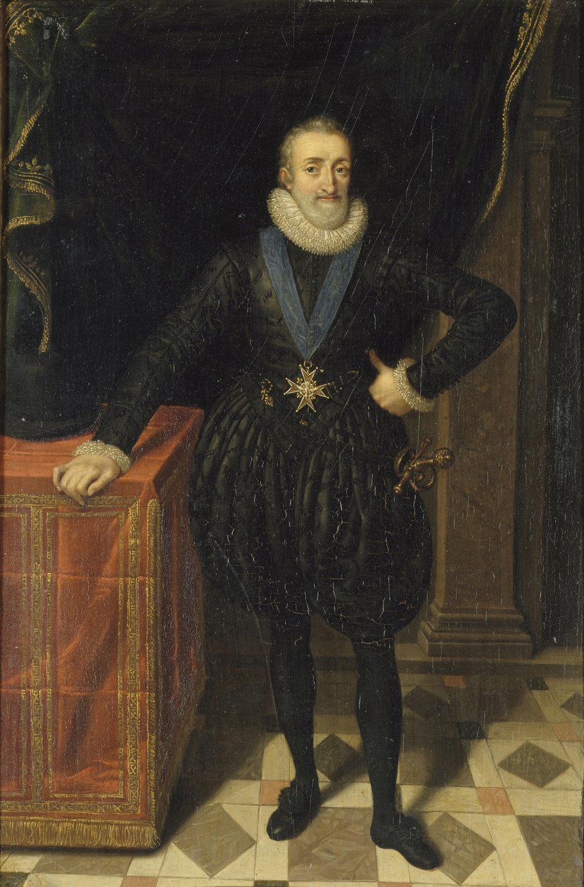 Ranskan kuningas Henrik IV tekijältä Frans Pourbus the Younger