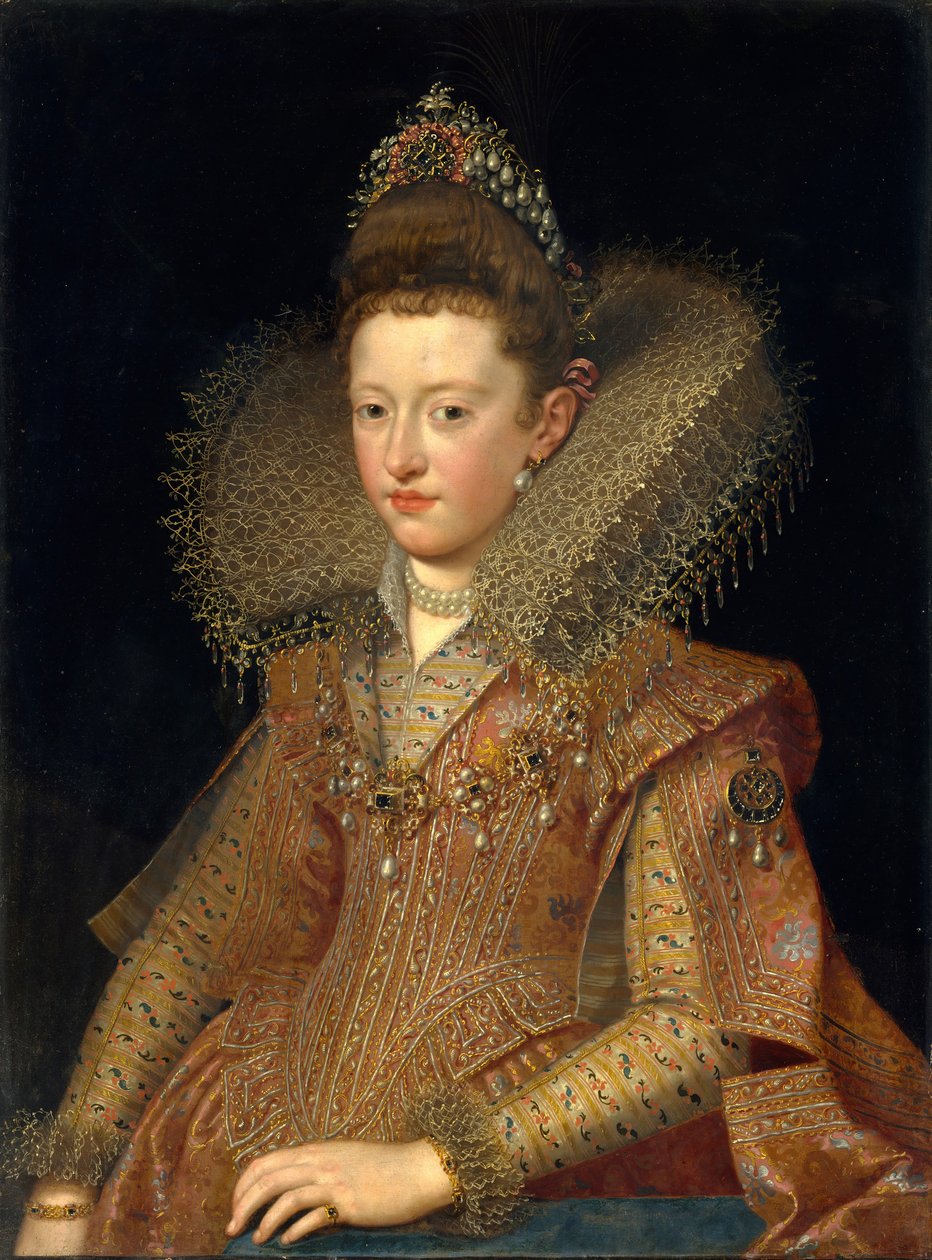 Margherita Gonzaga 1591-1632, Mantovan prinsessa. tekijältä Frans Pourbus the Younger
