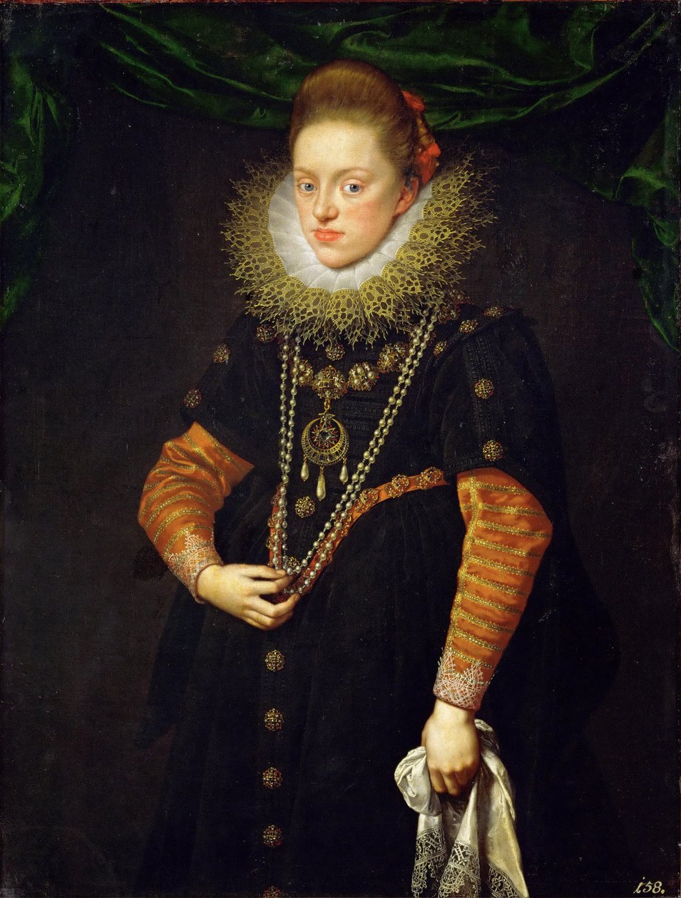Itävallan Constancen muotokuva 15881631, Puolan kuningatar, noin 1603 tekijältä Frans Pourbus the Younger