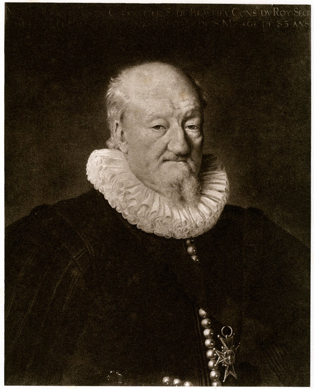 Martin Ruzé de Beaulieun muotokuva, 1927. tekijältä Frans Pourbus the Younger