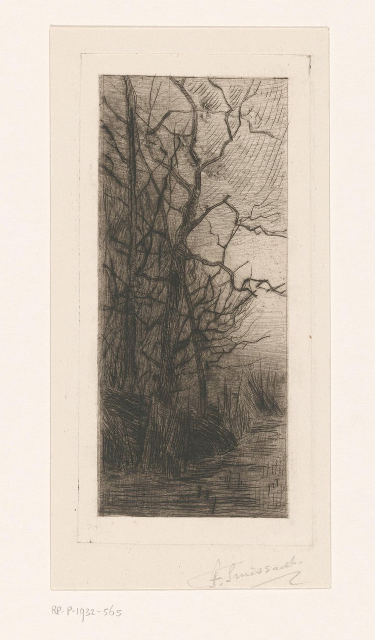 Puut veden äärellä tekijältä Frans Smissaert (signed by artist)