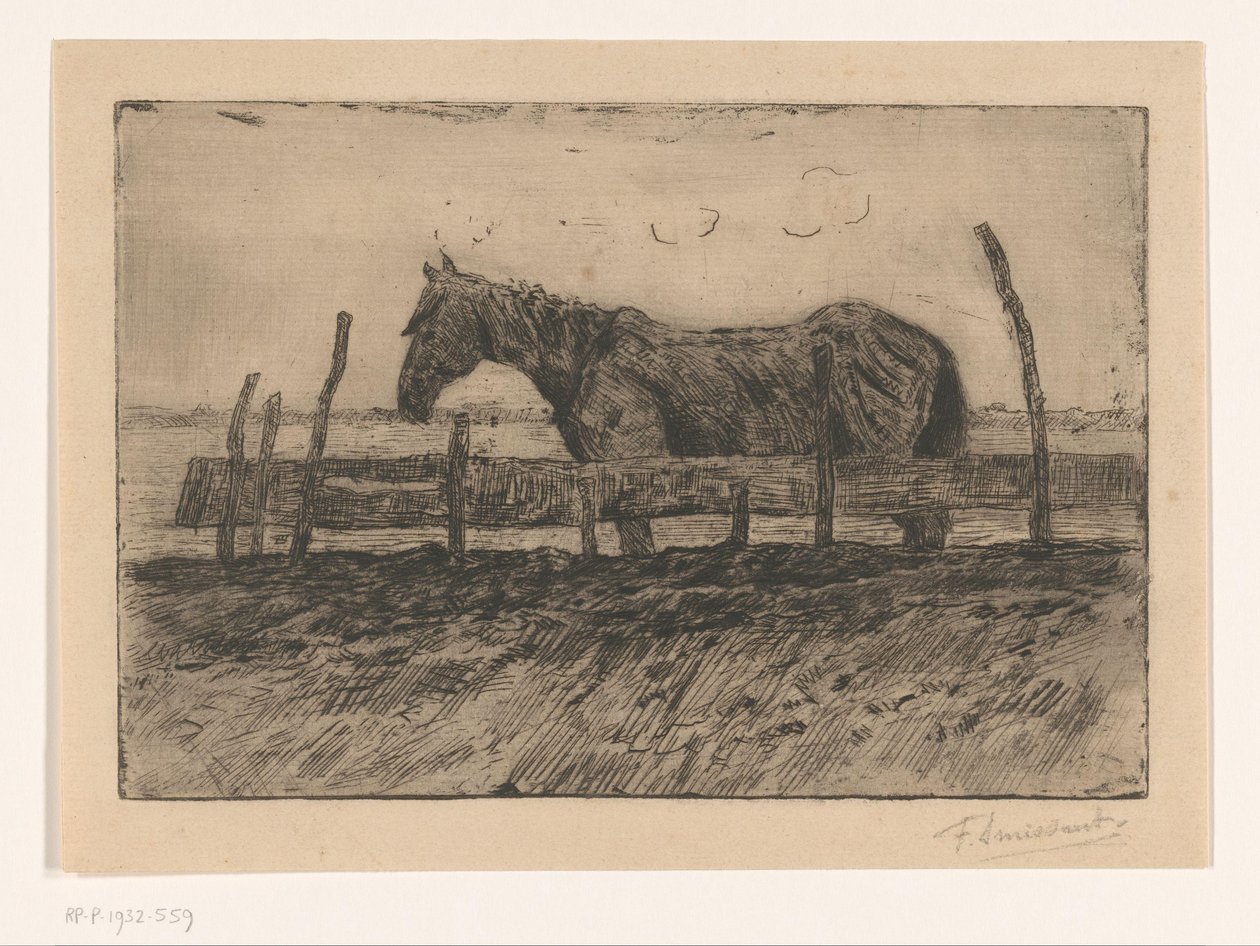 Hevonen tekijältä Frans Smissaert (signed by artist)