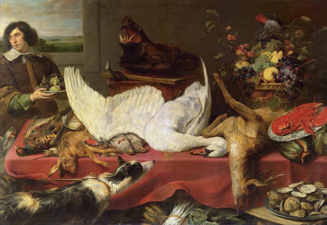Asetelma Joutsenen kanssa tekijältä Frans Snyders