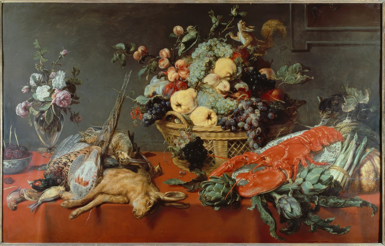 Stilleben mit Früchtekorb tekijältä Frans Snyders or Snijders